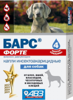 Агроветзащита Кап.Барс Форте д/собак п/б 4д*10кг АВЗ [уценка]