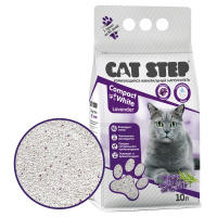Cat Step Комкующийся минеральный наполнитель Compact White Lavеnder, 10 л