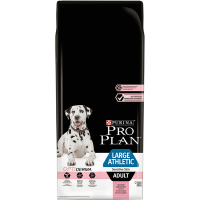 ПРОПЛАН для собак крупных пород с чувствительной кожей лосось Атлетик (14кг)