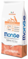 Monge Dog Speciality Puppy&Junior корм для щенков всех пород лосось с рисом, (2,5 кг)