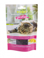 TiTBiT Вяленые лакомства для кошек, Кусочки печени говяжьей, 60 г