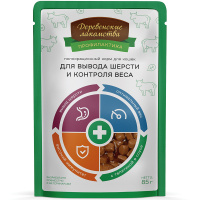 Деревенские лакомства д/к 85гр профилактика с телятиной [уценка]