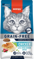 Wanpy Cat Сухой корм беззерновой с курицей для взрослых кошек (500 гр)
