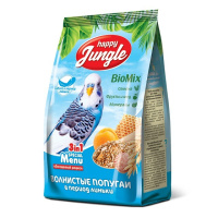 Happy Jungle для волнистых попугаев при линьке 500 г.