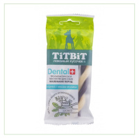 Титбит 014073 ДЕНТАЛ+ Косичка с мясом кролика д/собак маленьких пород [16 шт]