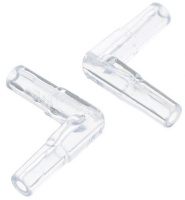 BARBUS Уголок для трубки ф-4 мм.,2шт