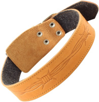 ГАММА Ошейник кожа 45 мм синтеп.тисн