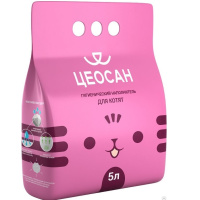 Цеосан цеолитовый наполнитель для котят, 5 л.