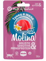 Molina Пауч для котят и кошек Тунец в желе, 70 г. [уценка]