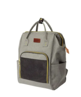 Камон Рюкзак-переноска "Pet Fashion" для животных серый деним [30*20*43 см]