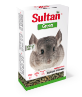 Султан БИО ПРЕМИУМ GREEN для шиншил 600 г.