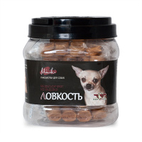 Лакомство для собак Green Qzin Miniki Ловкость, сушеные медальоны из индейки для мини пород, ПОШТУЧНО