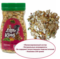 Little King Лакомство плющеный горох 230 г. [уценка]