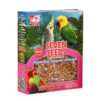 Seven Seeds Супермикс Корм для средних попугаев 1000 г