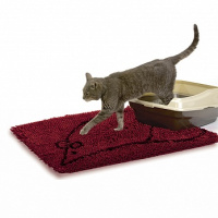 Dog Gone Smart Коврик для кошек супервпитывающий, M,51*79 см,красный