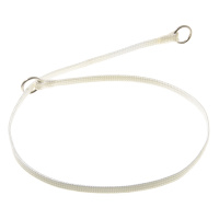 Ошейник-удавка с 2-я кольцами [лента-чулок] 5 мм, 50 см [белый] 76-2291 Пет Лайн