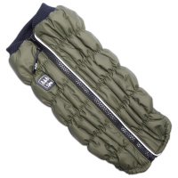 Жилетка для животных, хаки на гладкой подкладке LMK-519 (Размер L, Длина спинки 33-35, грудь 42-51, шея 24-29)