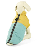 Попона утепленная "Норд", бирюзово-желтая, серия BE TRENDY, Triol (S, размер 25см)