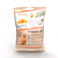 Molina Хрустящие подушечки для кошек "С Омега-3", 50 г.