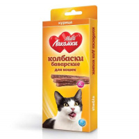 MultiЛакомки Колбаски Баварские из курицы для кошек, 6 шт