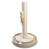 Когтеточка-столбик из сизаля "2в1", 370*370*530мм Триол