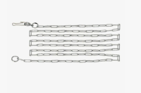 Цепь привязочная с карабином, 3*2800мм, Triol