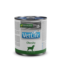 Фармина Консервы Vet Life Dog Obesity / для собак при ожирении, 300 г