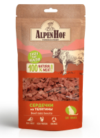 AlpenHof Сердечки из телятины для кошек 50г