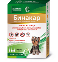 Бинакар Капли д/собак от блох и клещей Пчелодар (0,5мл)
