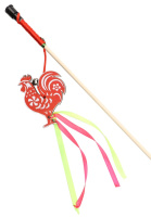 Игрушка-дразнилка для кошек "Петушок", 510мм Gamma