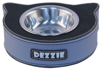 5616023 Миска д/к 18*14*5см 125мл. черно-голубая