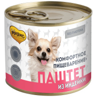 Мнямс Паштет из индейки для собак всех пород «КОМФОРТНОЕ ПИЩЕВАРЕНИЕ» 200 г [уценка]
