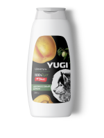 YUGI Шампунь для собак и щенков, абрикосовый джем, 250 мл