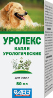 Агроветзащита Уролекс капли для собак крупных пород, 50 мл