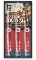 Mr.Buffalo Лакомство Колбаски с мясом говядины и рыбы д/кошек 3 шт, 15 г.