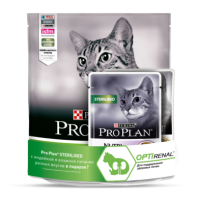 ПРОПЛАН STERILISED д/кошек Поддержание здоровья почек с индейкой [уценка] (3 кг)