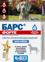 Агроветзащита Кап.Барс Форте д/собак п/б 4д*10кг АВЗ