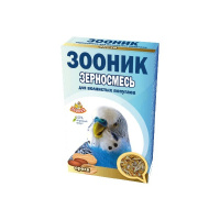 Зооник Зерносмесь для волнистых попугаев "С орехами" 500 г.