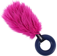 Игрушка для собак JOYSER Puppy Хвост с резиновым кольцом с пищалкой (S, 20 см)