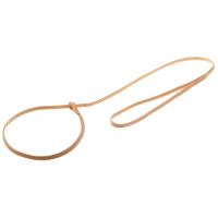 Поводок-затяжка с петлёй [лента-чулок] 5мм*70см [бежевый] 74-2336