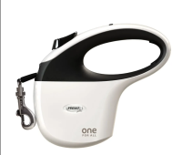 Поводок-рулетка flexi One for All лента 5 м для собак до 30 кг, черный