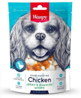 Wanpy Dog кости из сыромятной кожи с куриным мясом 100 г