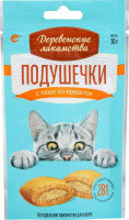 Деревенские лакомства д/к Подуш-ки из креветок 30г