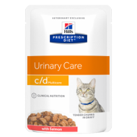 Hill's C/D влажный корм для взрослых и пожилых кошек, здоровье мочевыводящих путей, лосось