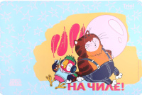 Коврик под миску СОЮЗМУЛЬТФИЛЬМ "На чиле!", 430*280мм