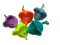 Россия Игрушка для кошек Мышка вязанная с кошачьей мятой [ручная работа]