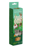 Little One "Зеленая долина" Полностью съедобная беззерновая палочка для декоративных животных с травами и цветами 160г