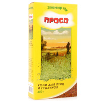 Зоомир Просо корм для птиц и грызунов, 400 г.