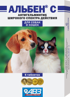 Агроветзащита Альбен С 6т.д.к/с п/глист 1*10 АВЗ
