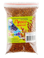 Корм для птиц Просо красное, пакет 400гр, Эльф (400гр)